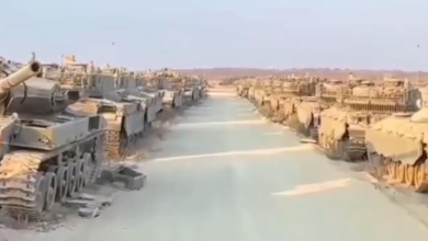 انتشرت على مواقع التواصل الاجتماعي مقاطع فيديو لساحة اصطفت فيها دبابات ميركافا اسرائيلية، قيل انها خارج الخدمة، وبحاجة للصيانة واعادة التاهيل نتيجة تضررها خلال المعارك الجارية في قطاع غزة.