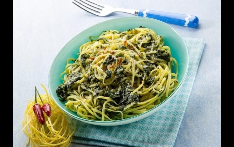 باستا بالسبانخ 1